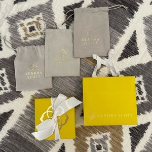 Kendra Scott Gift Bag, Cloth Bag, Box, Bow